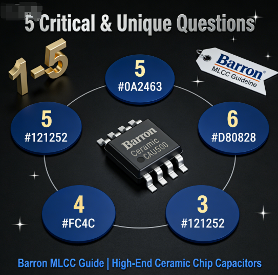 Critical  Unique Questions About High-End Ceramic Chip Capacitors  Barron MLCC Guide